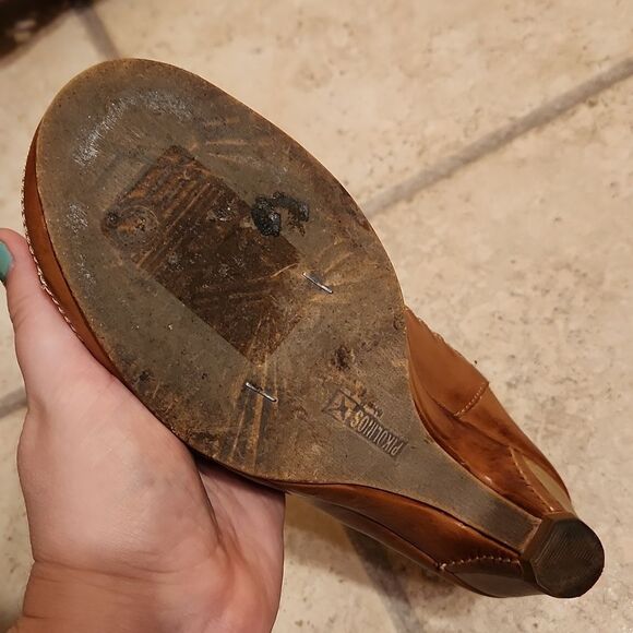 Pikolinos Women's White & Tan Heeled Sandals Size 37 US 6.5 - Picture 10 of 11